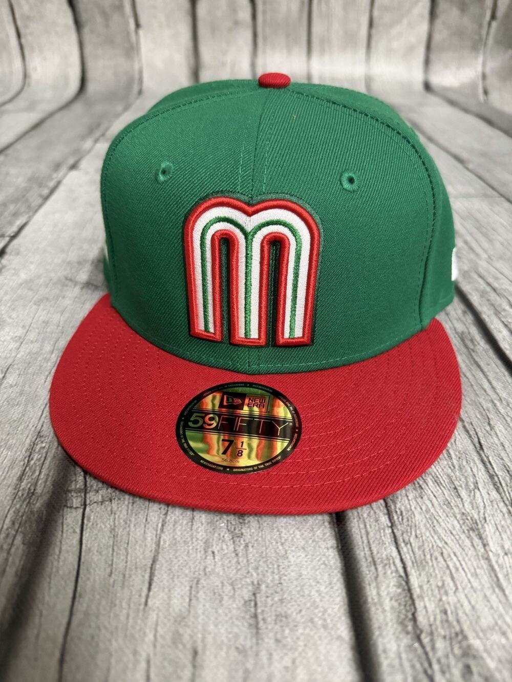 New Era Adult World Baseball Classic 2026 Mexico Logo 59Fifty Fitted Hat 7 1/8